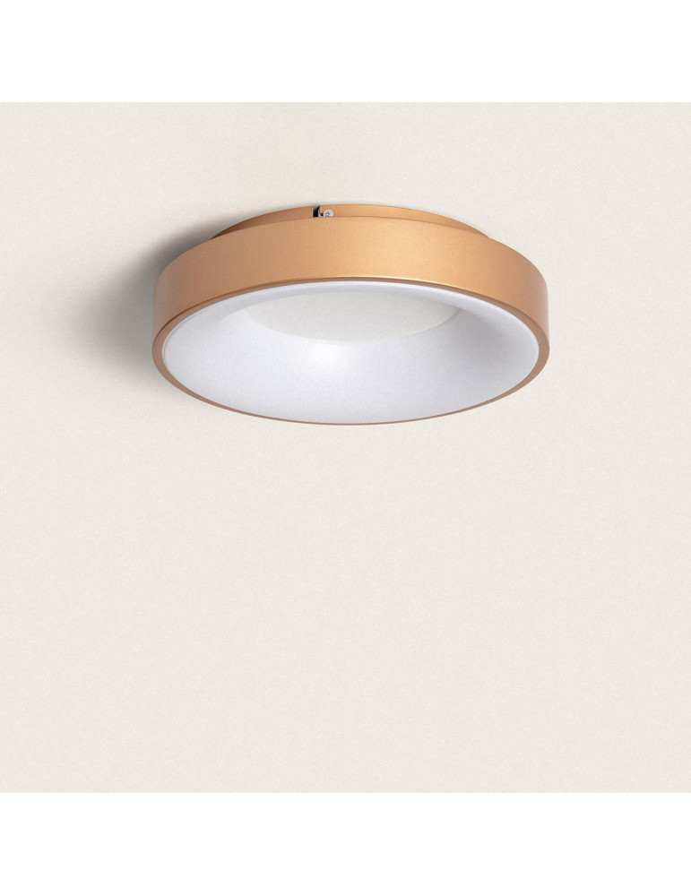 Plafonnier LED Rond 30W Métal Ø380 mm CCT Sélectionnable Jacob