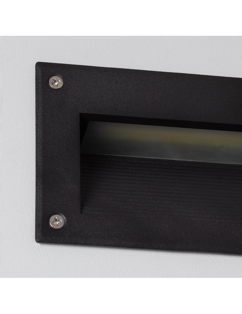 Balise LED Extérieure 3W Encastrable au Mur Mystic Noire