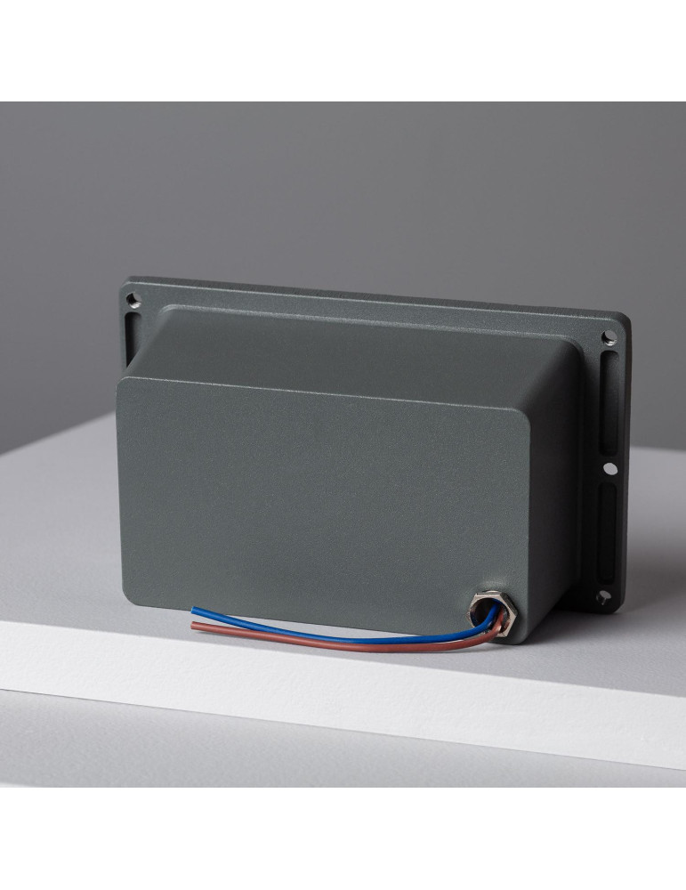 Balise LED Extérieure 3W Encastrable au Mur Mystic Noire