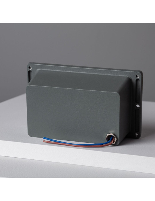 Balise LED Extérieure 3W Encastrable au Mur Mystic Noire