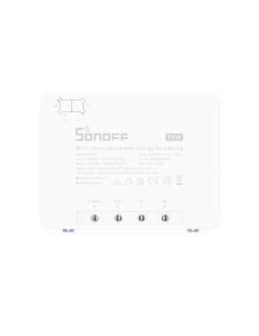 Interrupteur WiFi Compteur d'Énergie SONOFF POWR3 25A
