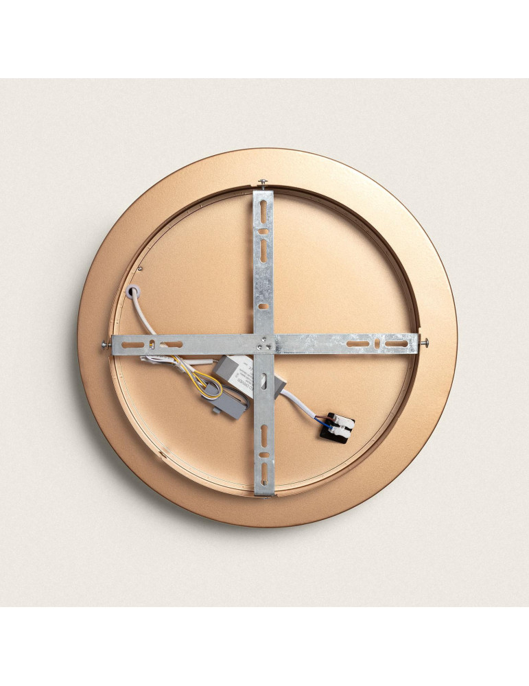 Plafonnier LED Rond 30W Métal Ø380 mm CCT Sélectionnable Jacob