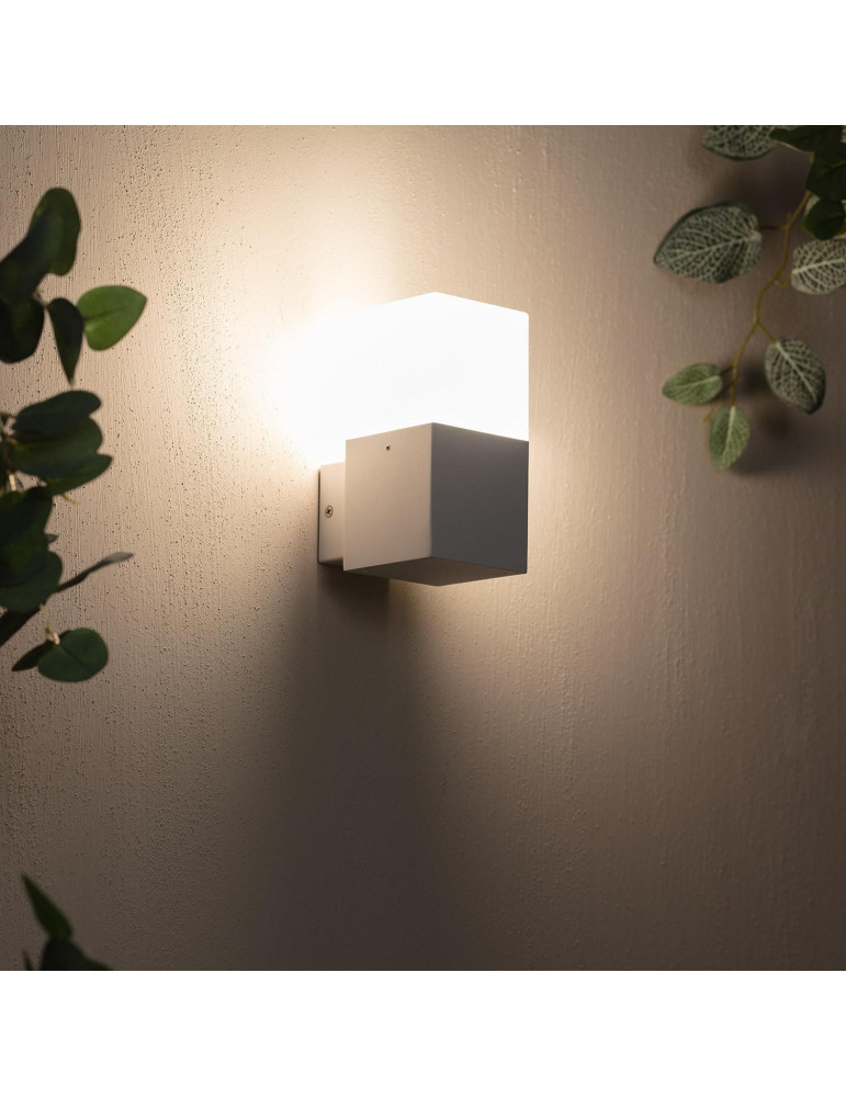 Applique Murale Extérieure Aluminium Domus Blanche