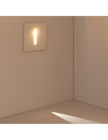 Aplique LED 1W IP65 de Aluminio Lineal Wabi Blanco
