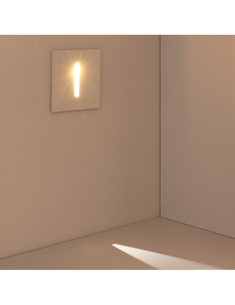 Aplique LED 1W IP65 de Aluminio Lineal Wabi Blanco