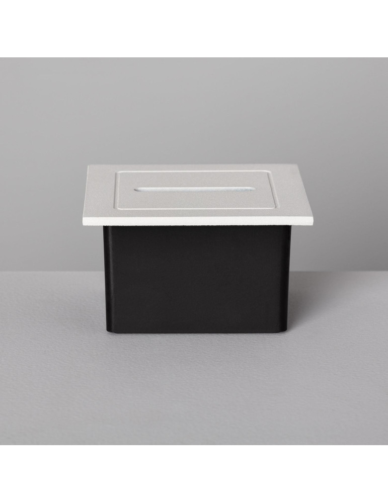 Balise LED Extérieure 3W Encastrable au Mur Linéaire Wabi Blanche