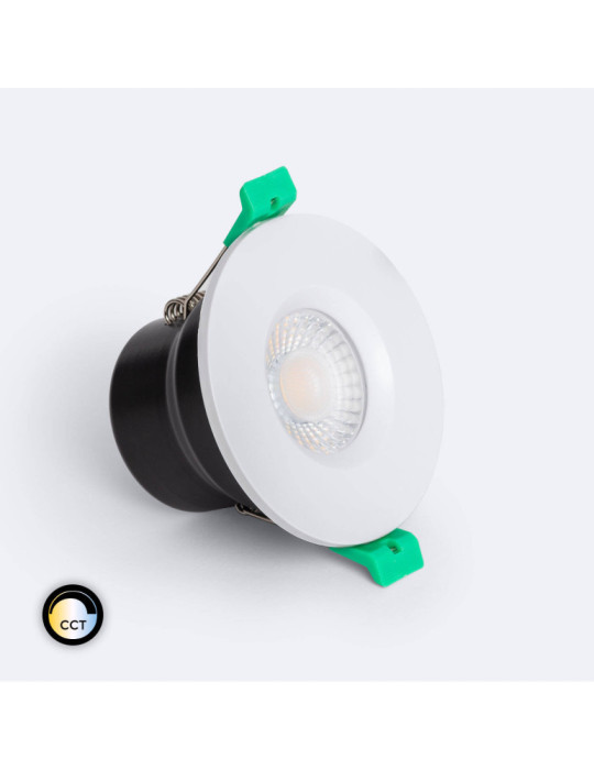 Spot Downlight Ignifuge LED 5-8W Rond Dimmable IP65 Coupe Ø 65 mm Solid Design