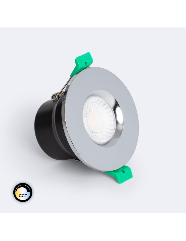 Spot Downlight Ignifuge LED 5-8W Rond Dimmable IP65 Coupe Ø 65 mm Solid Design