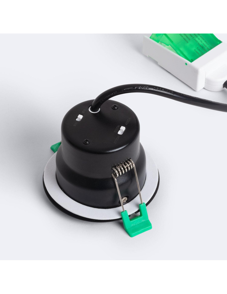 Spot Downlight Ignifuge LED 5-8W Rond Dimmable IP65 Coupe Ø 65 mm Solid Design