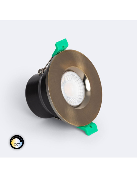 Spot Downlight Ignifuge LED 5-8W Rond Dimmable IP65 Coupe Ø 65 mm Solid Design