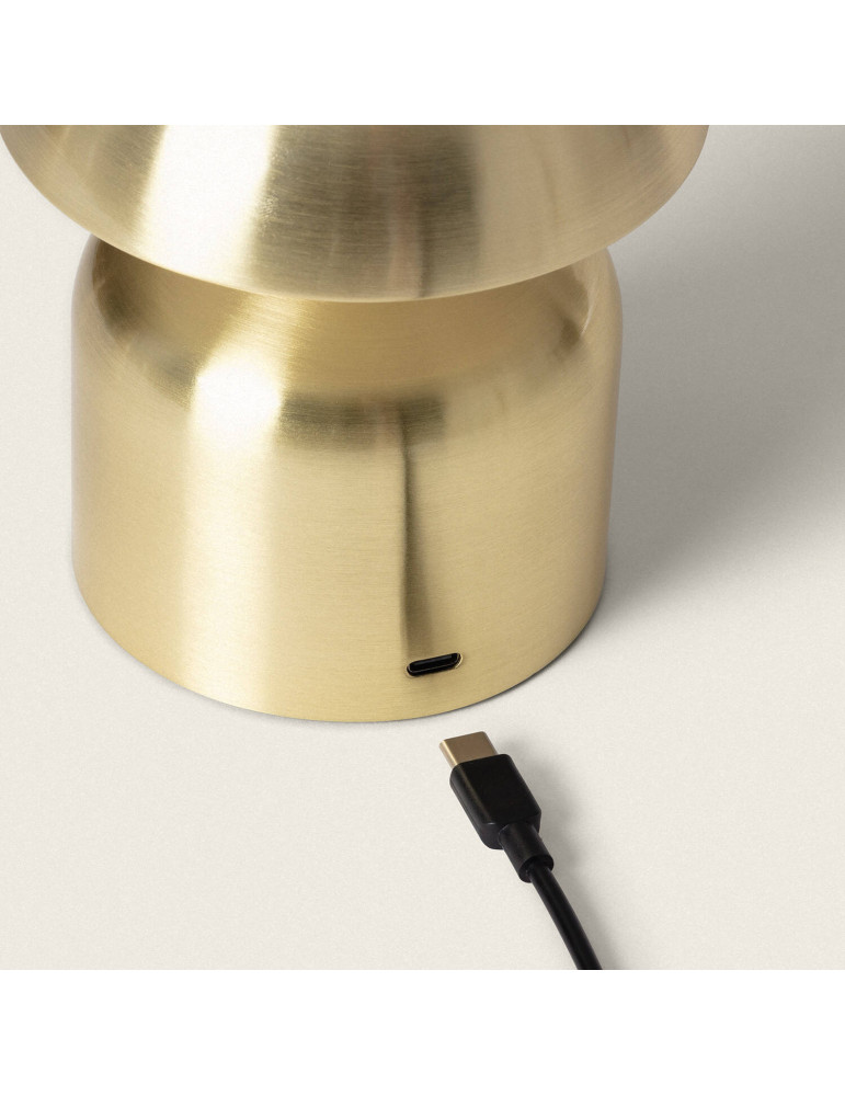 Lampe à Poser LED Portative Extérieure 3W Ibbie avec Batterie Rechargeable USB