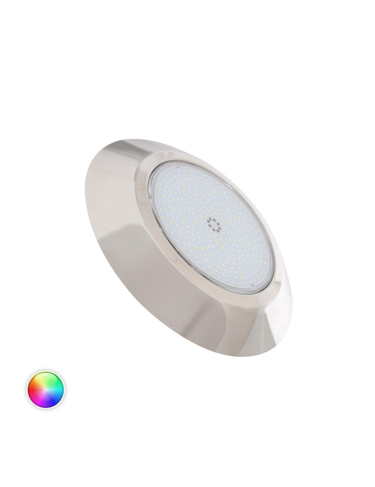 Spot LED Piscine en Saillie Inox RGBW Submersible 12V DC IP68 24W