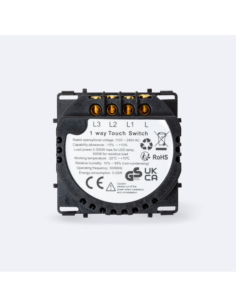 Interrupteur Tactile Triple Modern