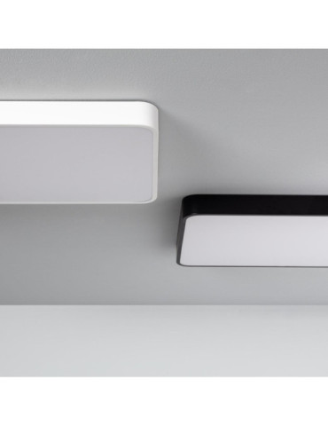 Plafonnier LED Rectangulaire Métal 40W CCT Sélectionnable Hidria 600x400 mm