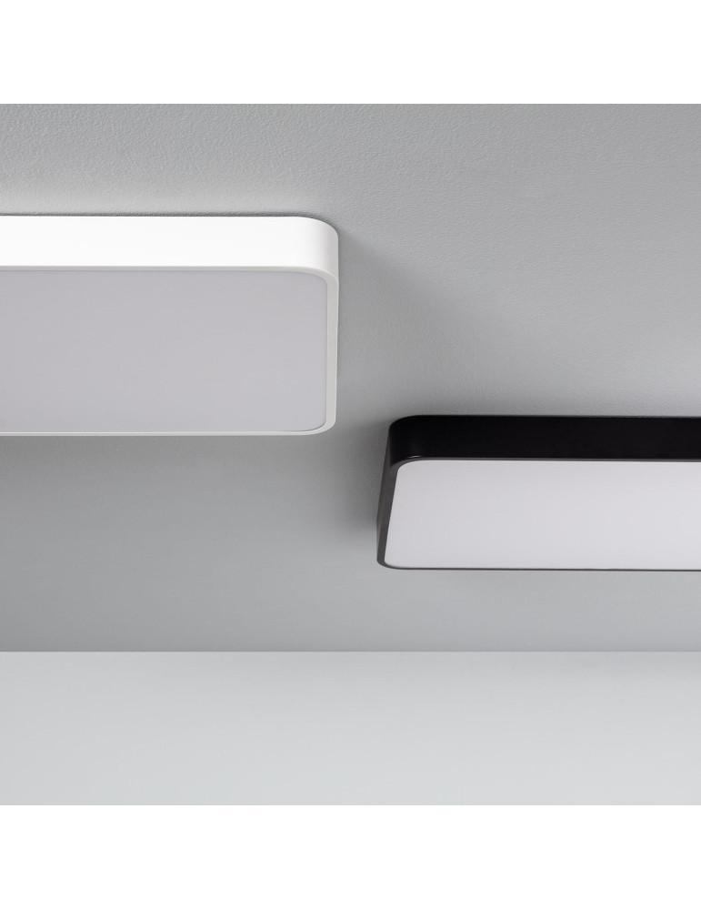 Plafonnier LED Rectangulaire Métal 40W CCT Sélectionnable Hidria 600x400 mm Plafonnier LED Rectangulaire Métal 40W CCT Sélectionnable Hidria 600x400 mm