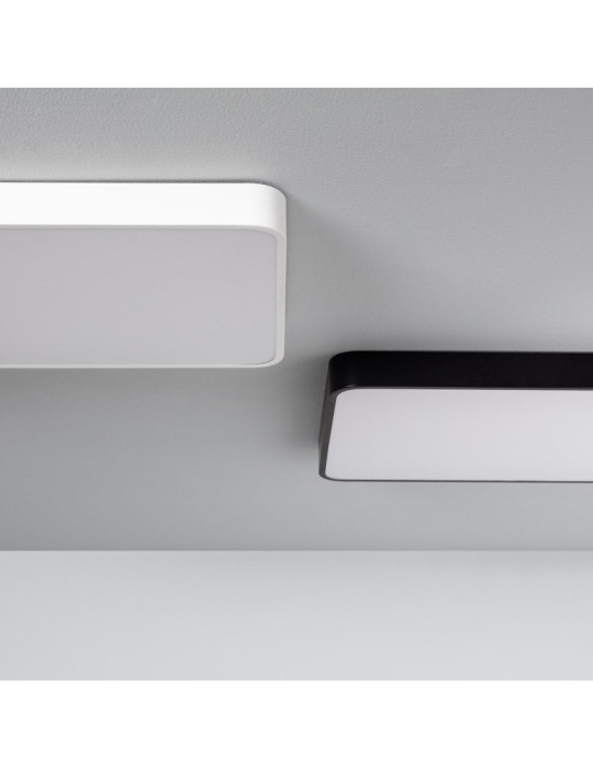 Plafonnier LED Rectangulaire Métal 40W CCT Sélectionnable Hidria 600x400 mm Plafonnier LED Rectangulaire Métal 40W CCT Sélectionnable Hidria 600x400 mm