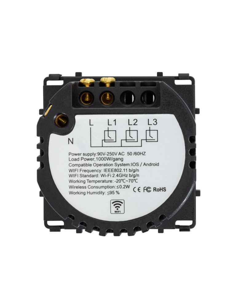 Interrupteur Tactile WiFi Simple Modern