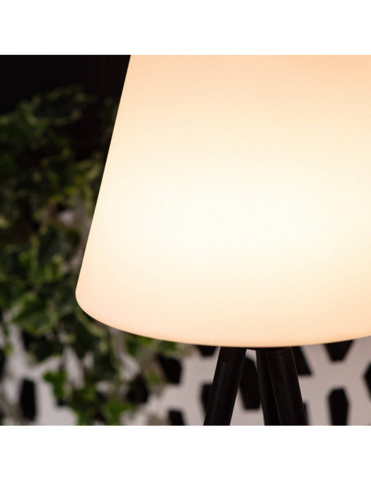 Lampadaire LED Extérieur Solaire Métal RGB Kefre avec Batterie USB Rechargeable