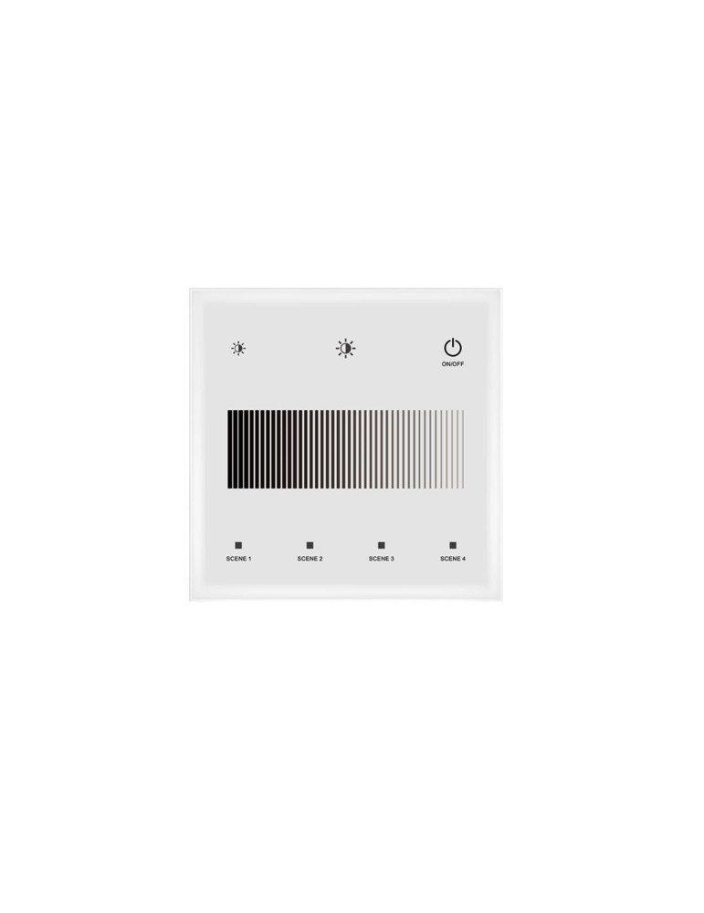 Variateur mural tactil pour ruban  LED 12/24V DC Monochrome Variateur mural tactil pour ruban  LED 12/24V DC Monochrome