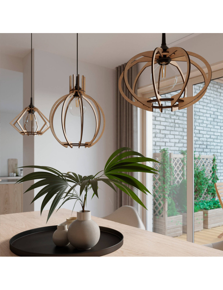 Suspension Bois Mandelino SOLLUX