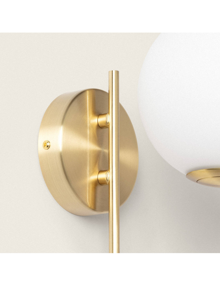 Applique Murale Métal et Verre Satellite