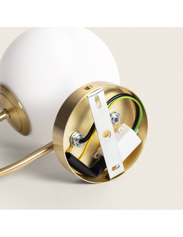 Applique Murale Métal et Verre Satellite