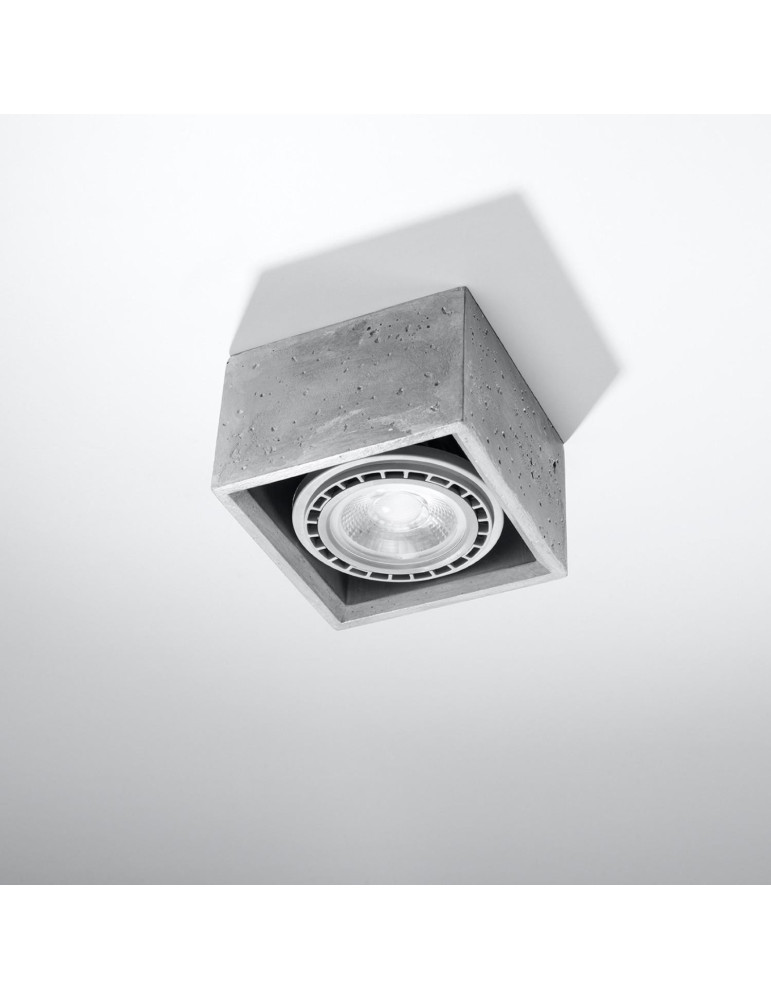 Plafonnier Béton Quatro 1 SOLLUX