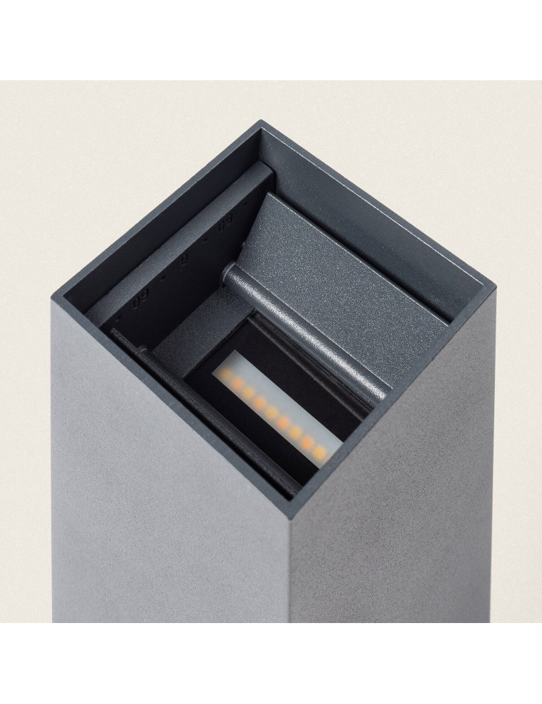 Applique Murale Extérieure LED 10 W Aluminium Double Face CCT Sélectionnable Oscilum Square