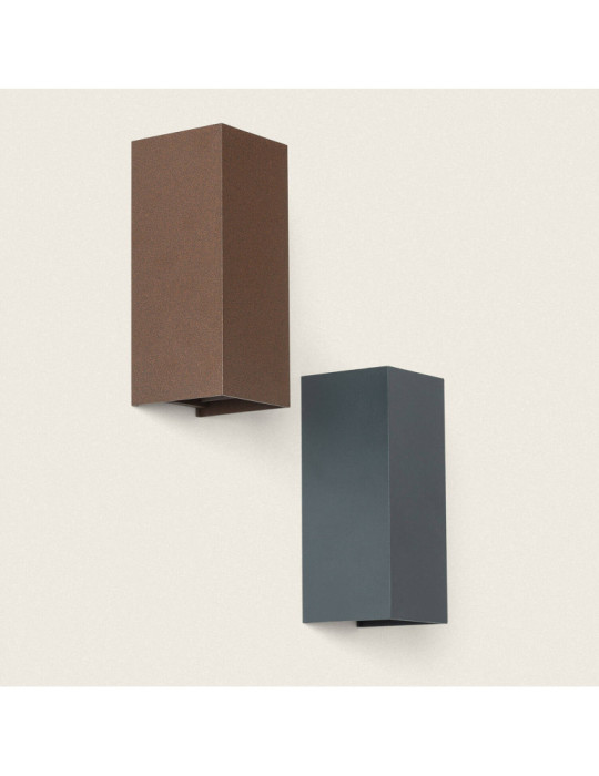 Applique Murale Extérieure LED 10 W Aluminium Double Face CCT Sélectionnable Oscilum Square