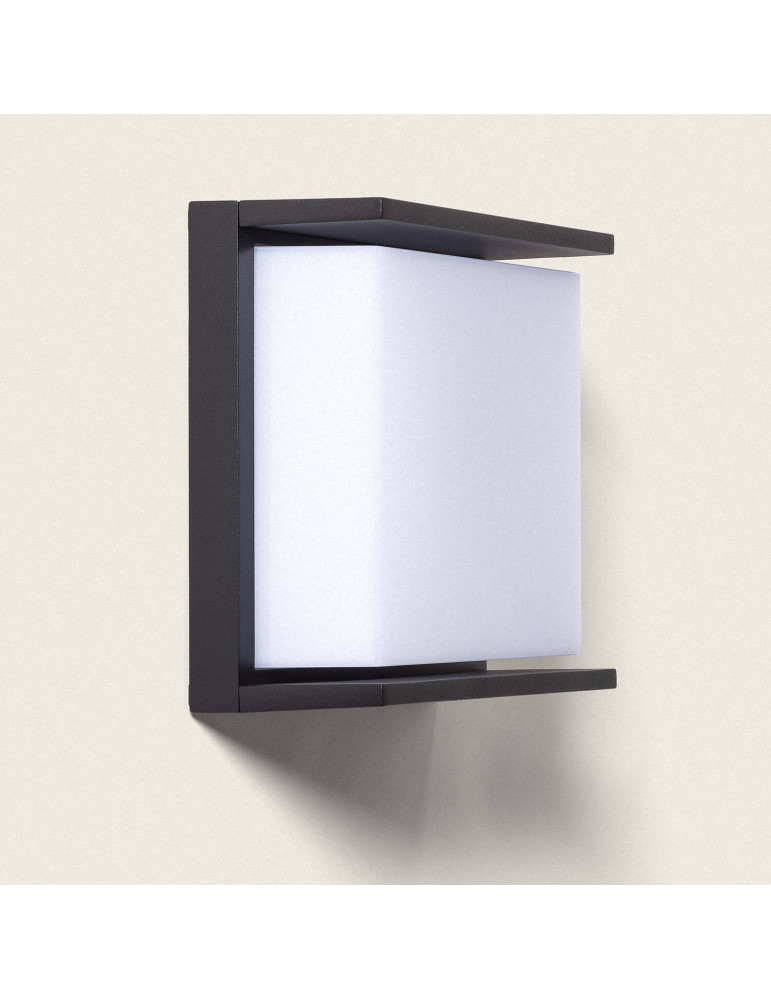Applique Murale Extérieure LED 18W Éclairage Carré Noire Rimen Applique Murale Extérieure LED 18W Éclairage Carré Noire Rimen