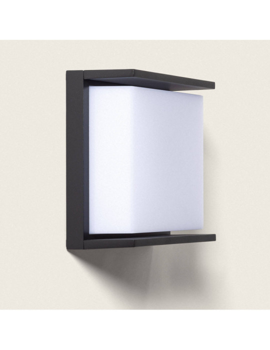 Applique Murale Extérieure LED 18W Éclairage Carré Noire Rimen Applique Murale Extérieure LED 18W Éclairage Carré Noire Rimen