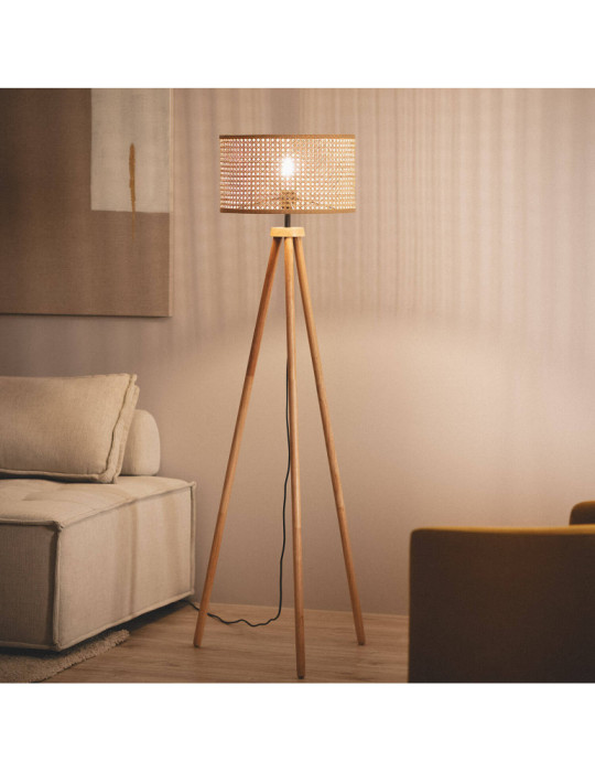 Lampadaire Rotin Adirane