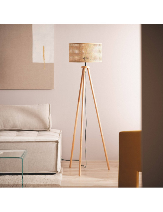 Lampadaire Rotin Adirane