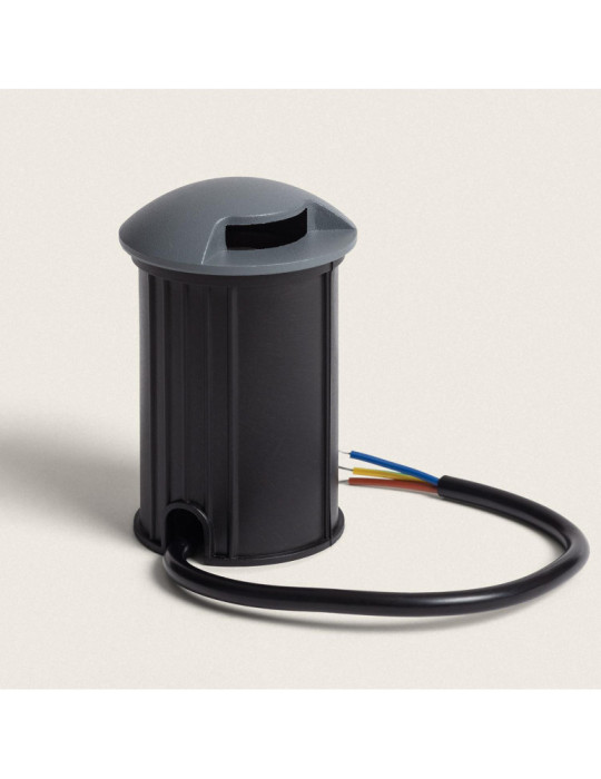 Balise Extérieure LED 3W Encastrable au Sol Letso 1L Grise