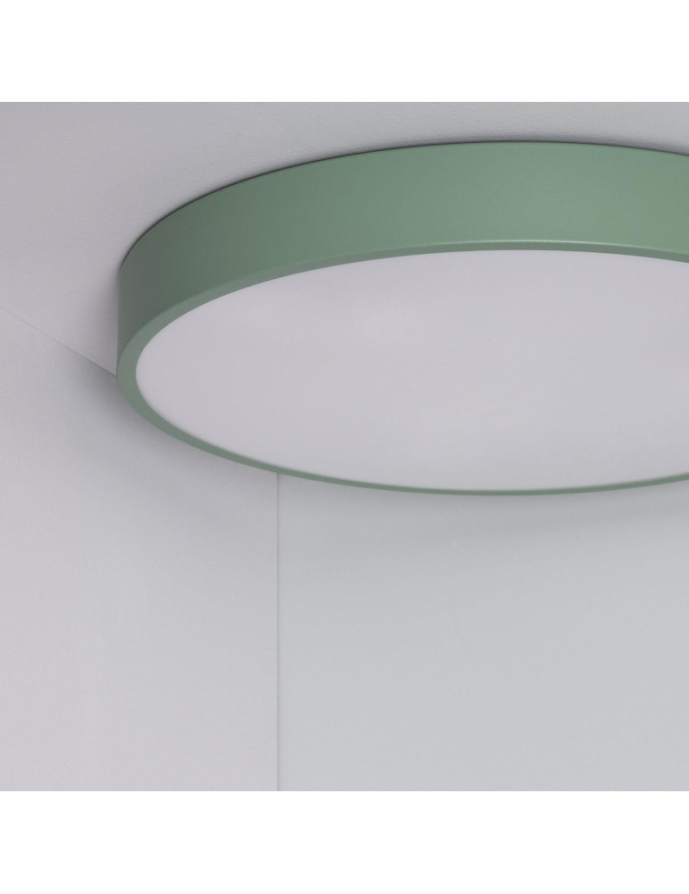 Plafonnier LED Rond Métal 24W CCT Sélectionnable Iris Ø400 mm