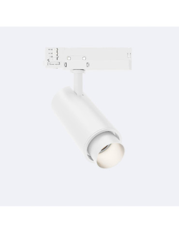 Spot LED Fasano Cylindre 20W pour Rail Triphasé Dimmable Blanc