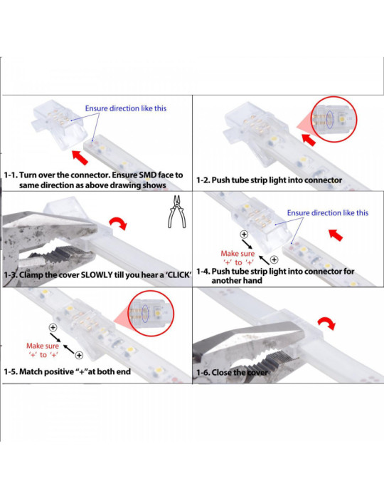 Connecteur HIPPO pour Jonction Ruban LED IP66