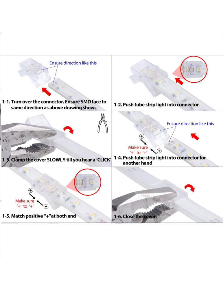 Connecteur HIPPO pour Jonction Ruban LED IP66