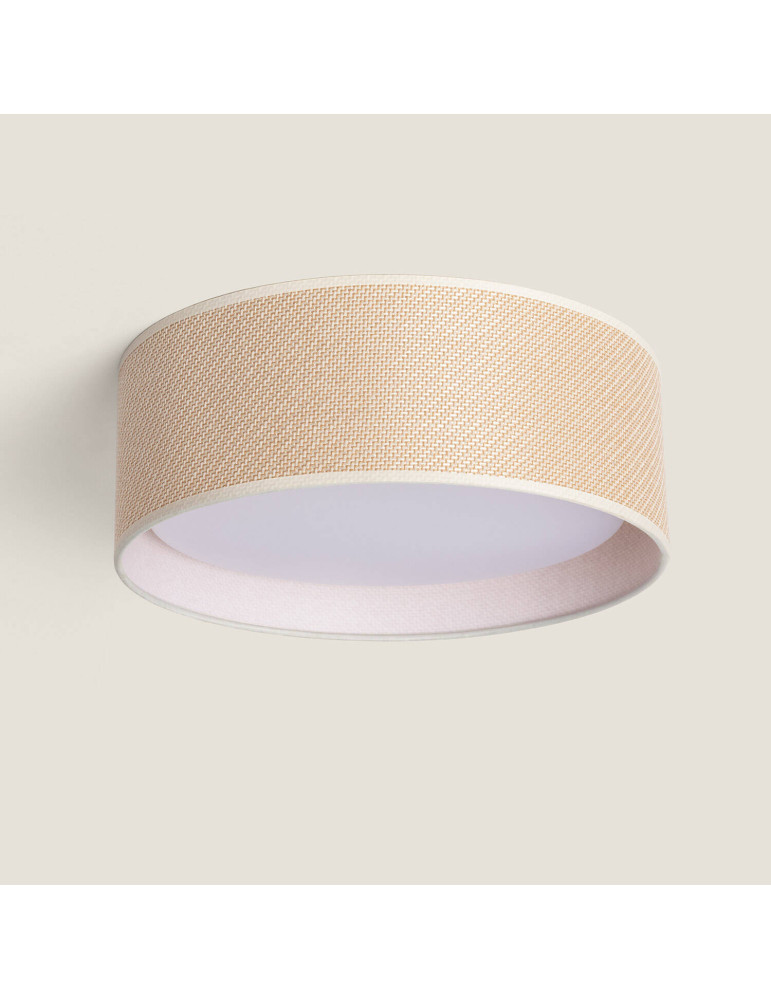 Plafonnier Rond Rotin Ø360 Rufus