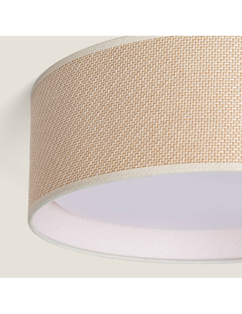 Plafonnier Rond Rotin Ø360 Rufus