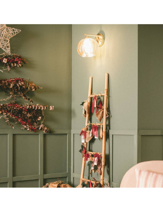 Lampe Murale Métal et Verre Klimt