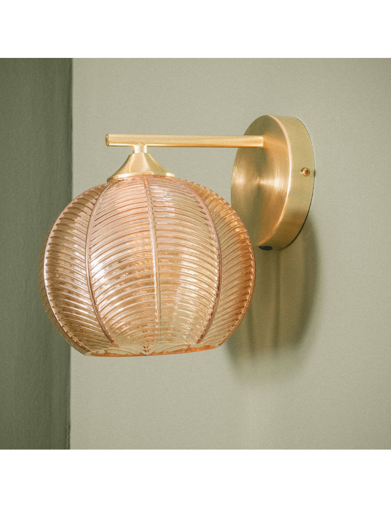 Lampe Murale Métal et Verre Klimt