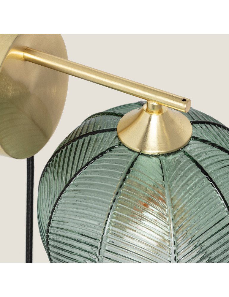 Lampe Murale Métal et Verre Klimt