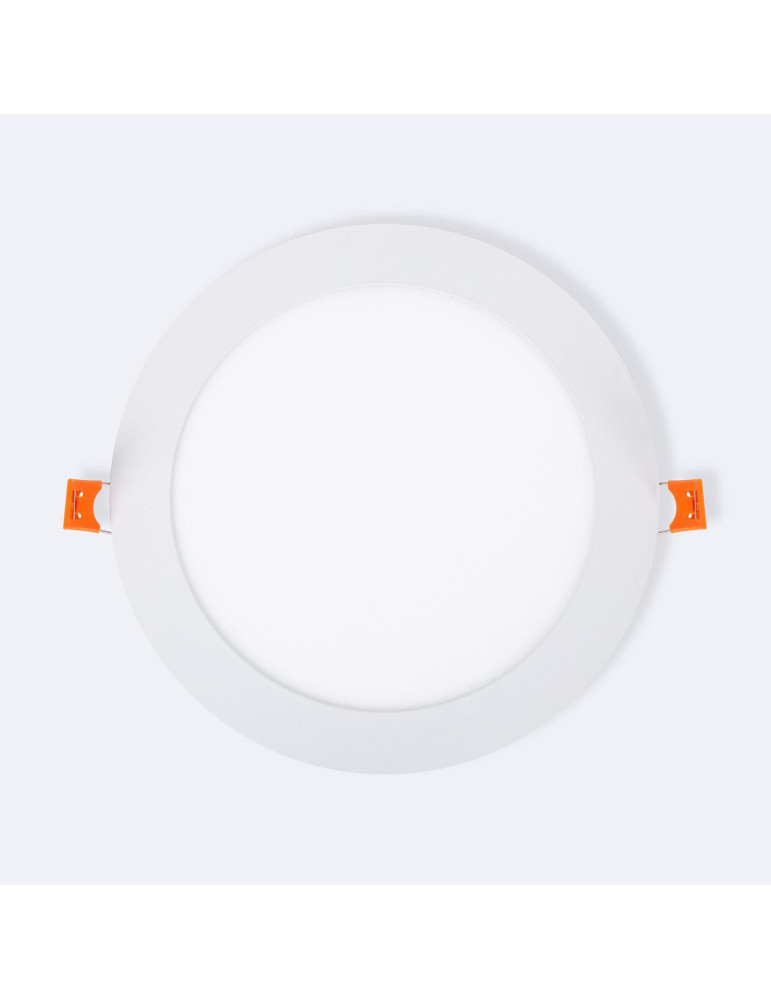 Dalle LED 15W Ronde Extra-Plate Coupe Ø 170 mm Pack de 2 unités