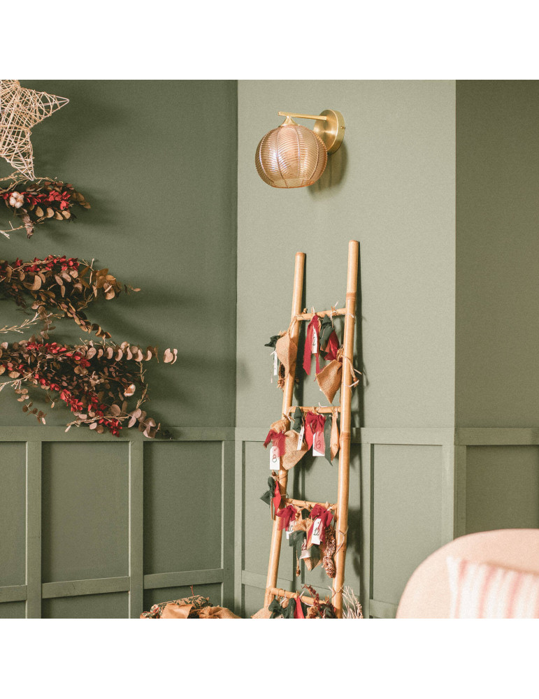 Lampe Murale Métal et Verre Klimt