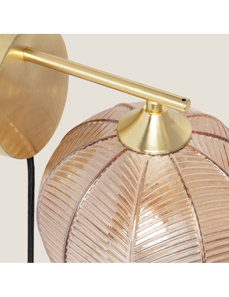 Lampe Murale Métal et Verre Klimt