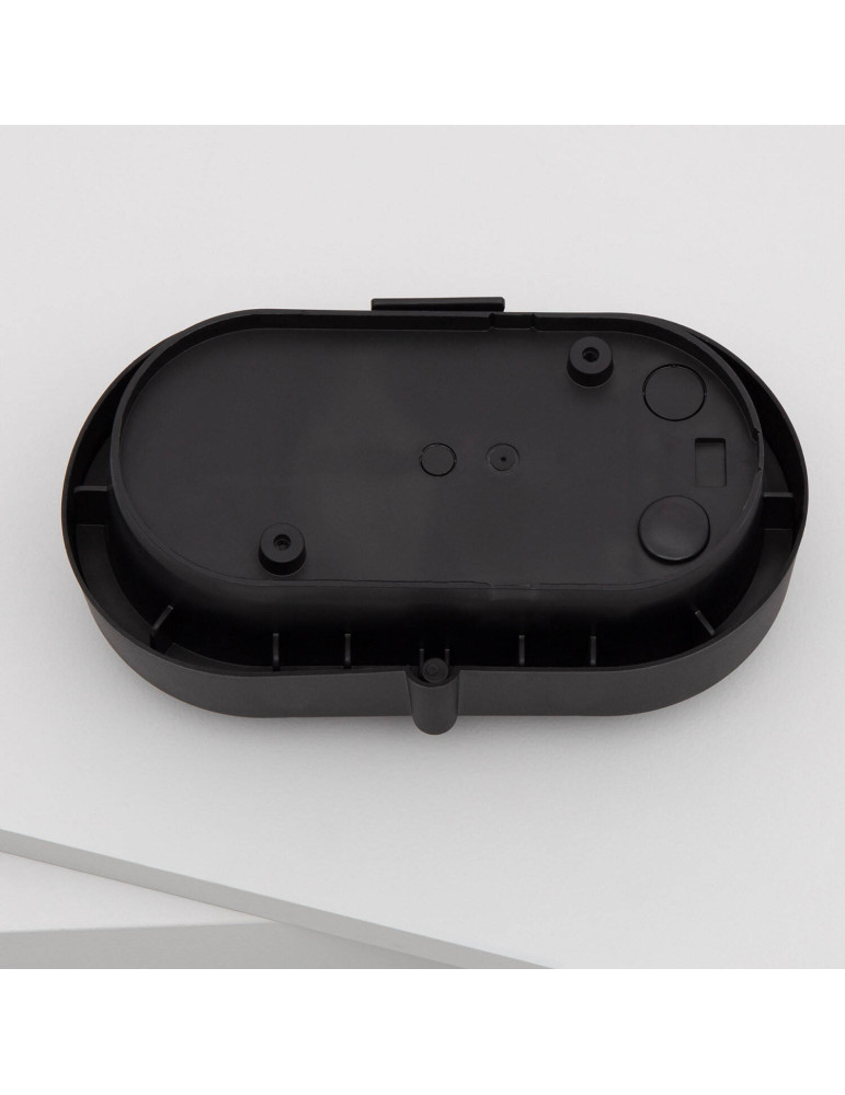 Plafonnier Extérieur Ovale à Grille Hublot 220x120 mm