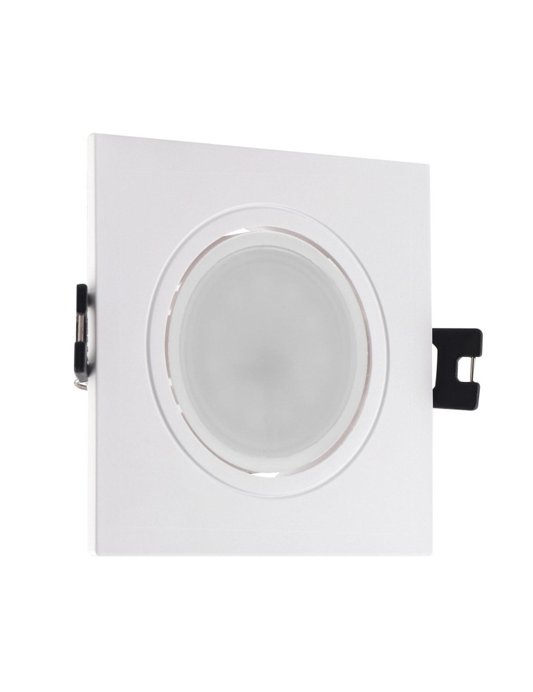 Pack de 3 Spots Downlight GU10 6W Coupe Ø 75-85mm