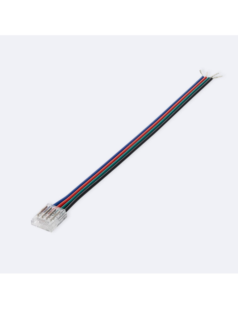 Connecteur HIPPO avec Câble pour Ruban LED RGB 12/24V DC SMD IP20 Largeur 10mm