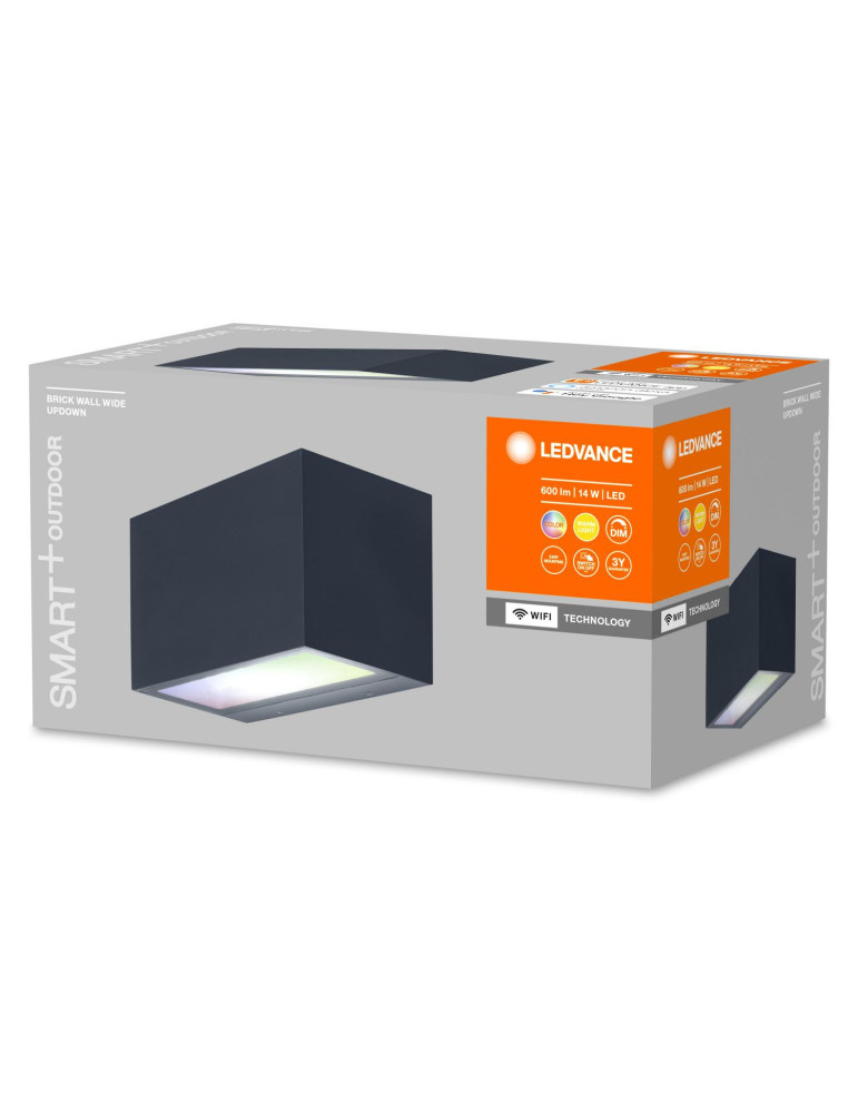 Plafonnier LED RGB 14W Smart+ WiFi Rectangulaire IP44 LEDVANCE 4058075564404